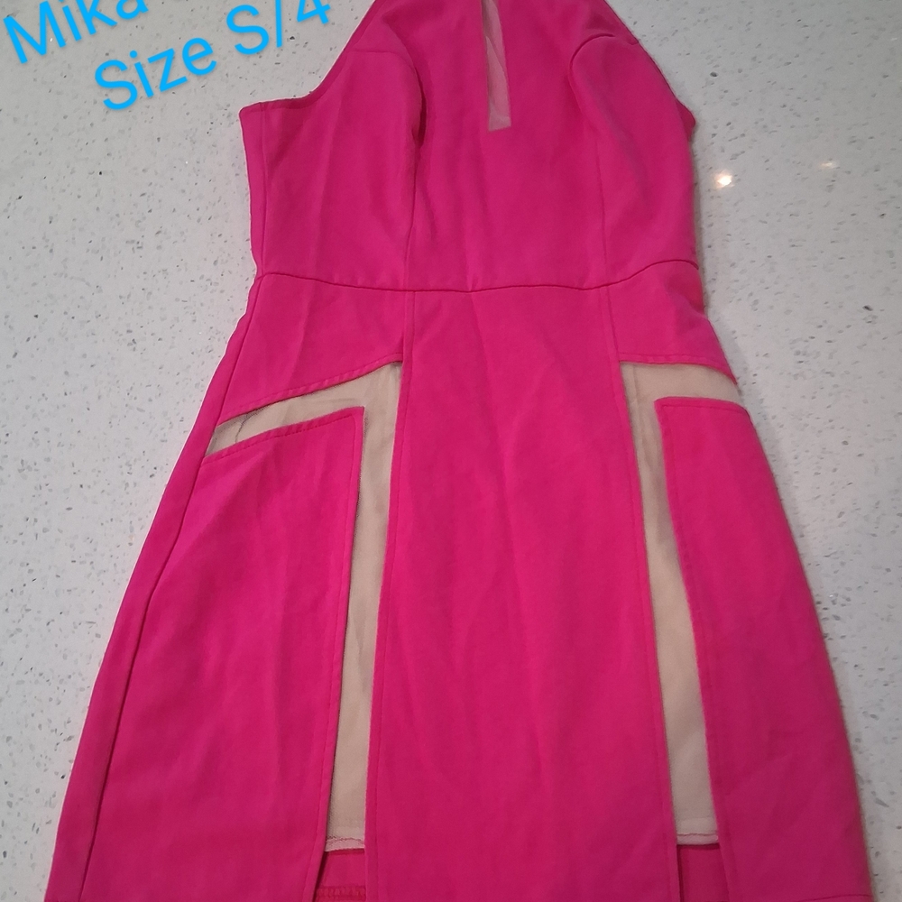 Pink Strapless Dress